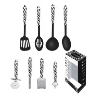 Heat Resistant 8 Pieces Kitchen Accessories Nylon Set Utensil