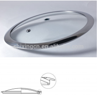 T type tempered glass lid/ glass cover for cookware